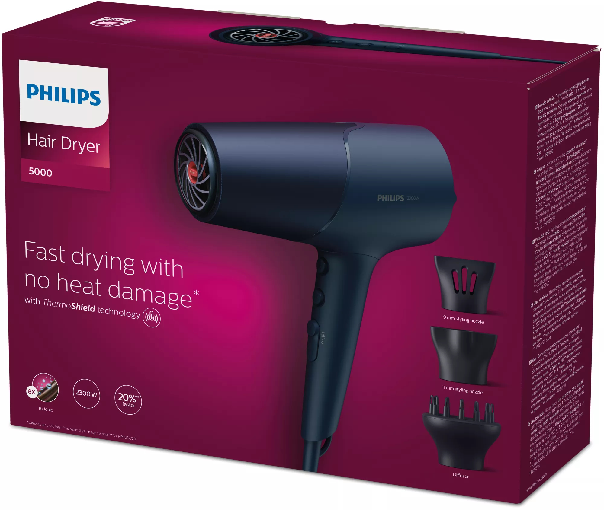 Philips 5000 series BHD510/20 Hair Dryer – image 2