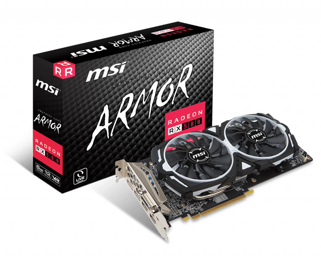 MSI Radeon RX 580 ARMOR 8G – image 1