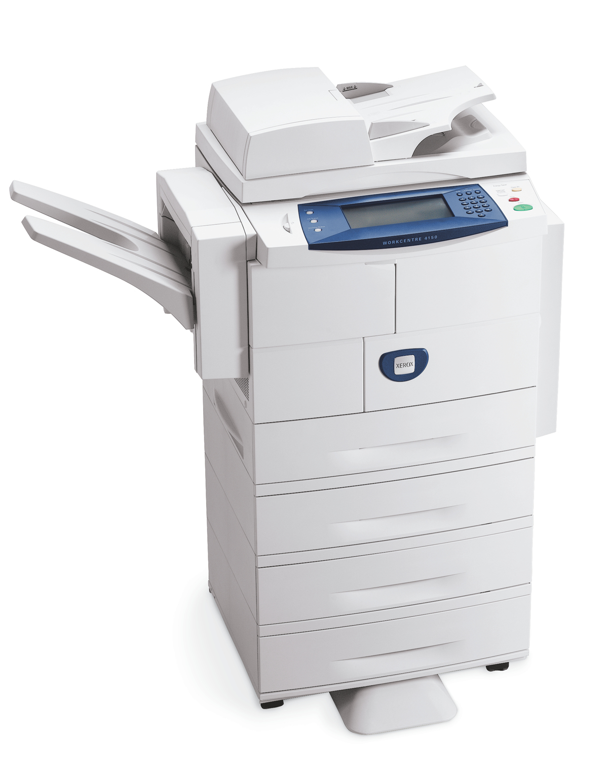 Xerox WorkCentre 4150, A4 Digital Copier, DADF, 43ppm, 4 x Paper Trays with Low Stand, Finisher – image 3