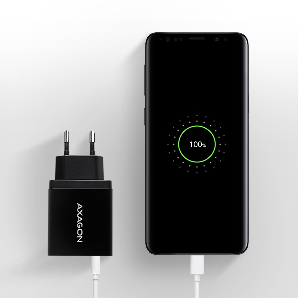 Axagon ACU-QC19 mobile device charger Mobile phone, Power bank, Smartphone, Tablet, Universal Black AC Fast charging Indoor – image 6