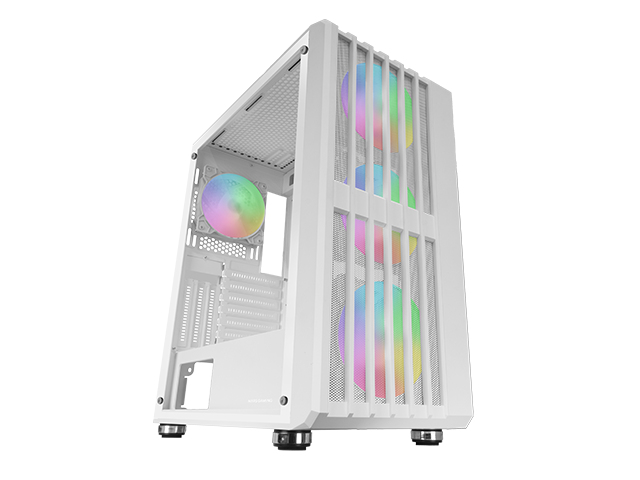 Mars Gaming MC-VAULTW computer case Midi Tower White – image 2
