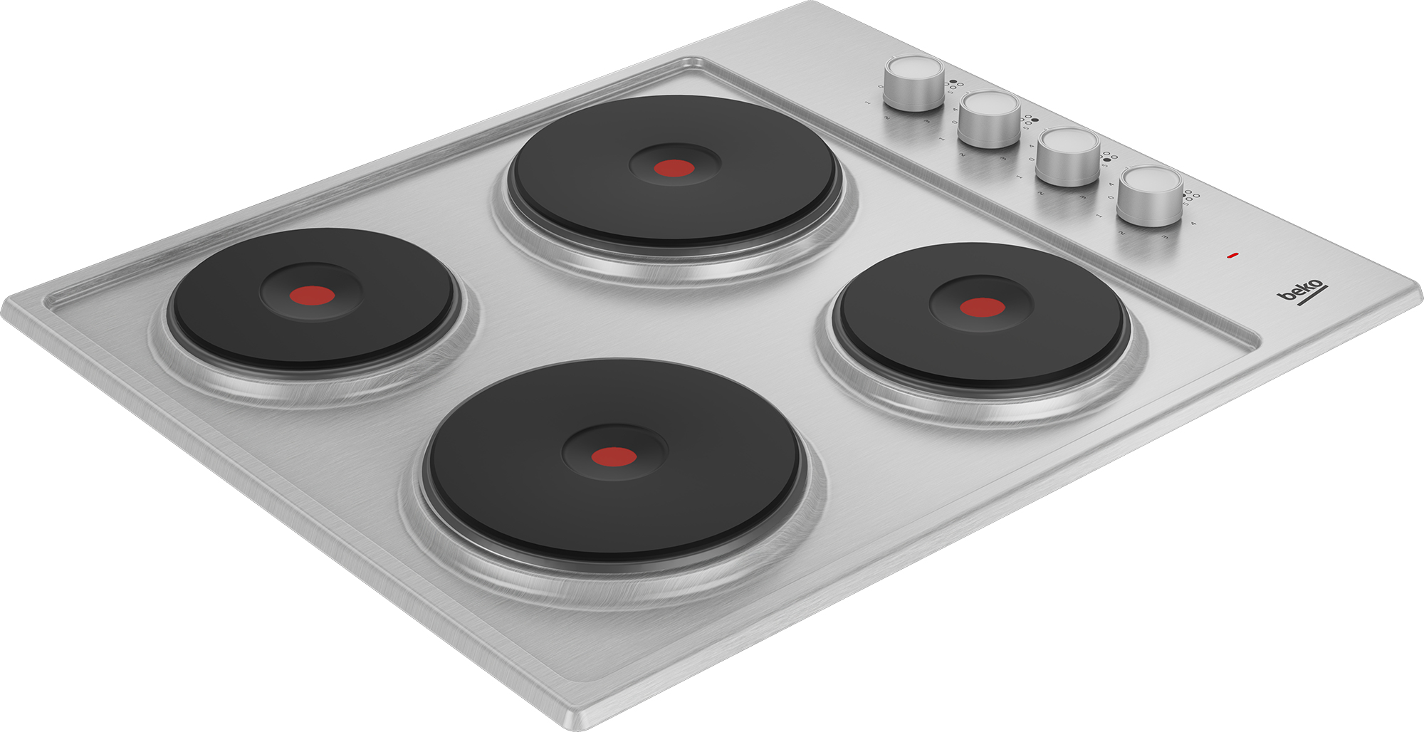 Beko HIBE64101X 60cm Sealed Plate Hob with Side Knob Controls – image 2
