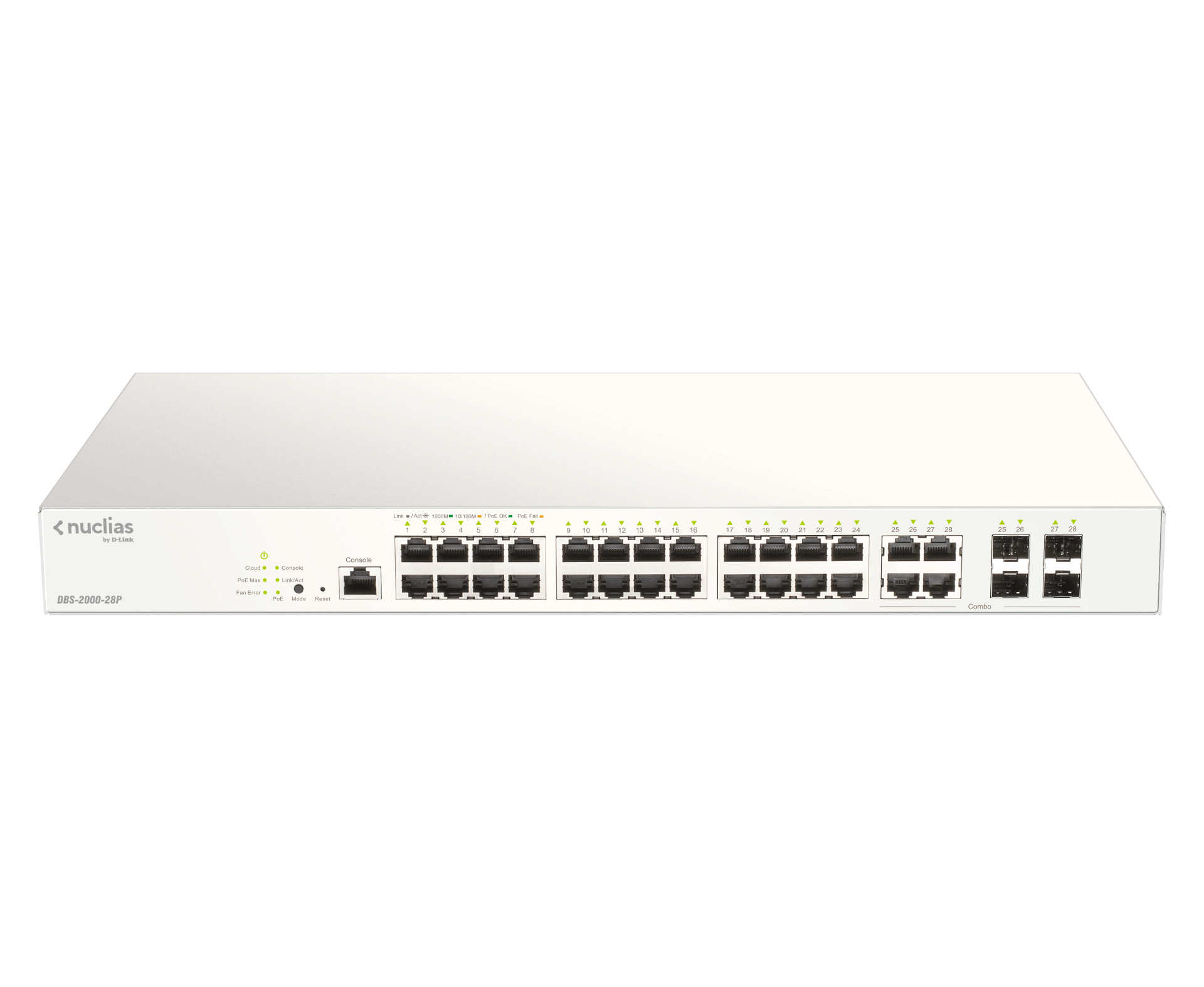 D-Link 28-Port Gigabit PoE+ Nuclias Smart Managed Switch including – image 1