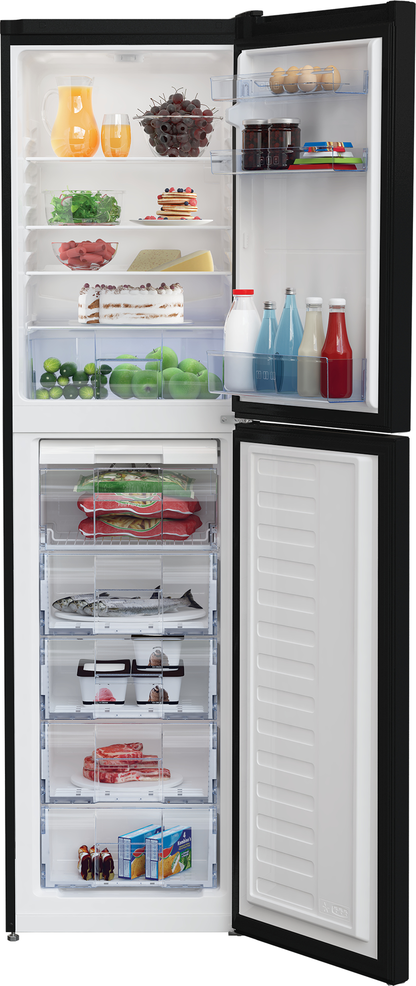 Beko CFG1501B Freestanding Frost Free Fridge Freezer with Freezer Guard – image 3