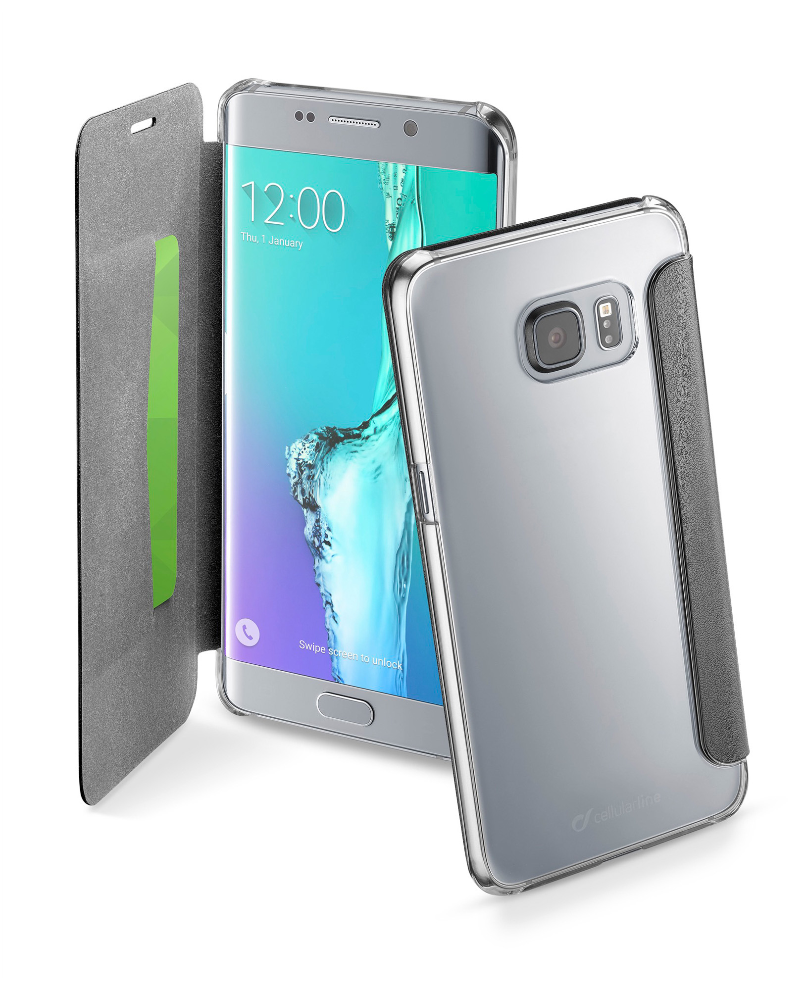 Cellularline Clear Book - Galaxy S6 Edge Plus