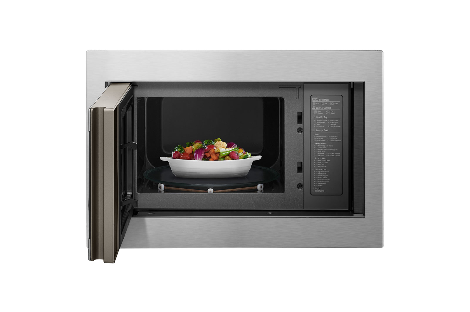 LG MH6565CPSK microwave Stainless steel Grill microwave Built-in – image 6