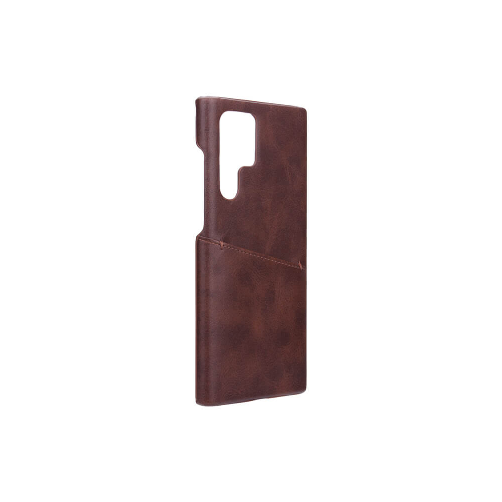 Onsala Mobilecover Brown with Cardpocket Samsung S22 Ultra – image 3