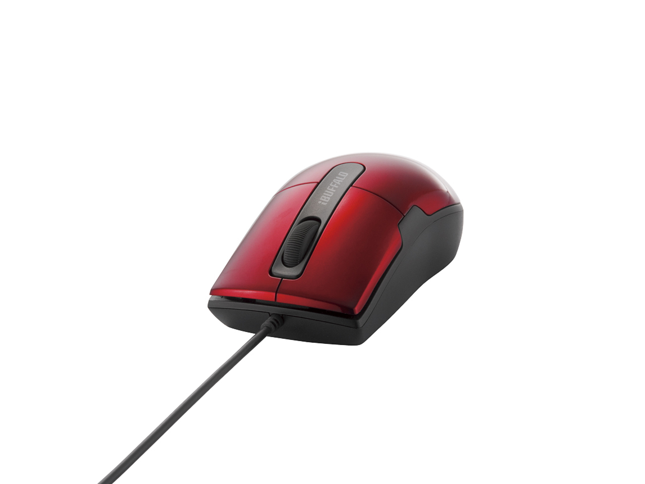 Buffalo BSMBU26SSRD mouse Office Right-hand USB Type-A Blue LED 1000 DPI