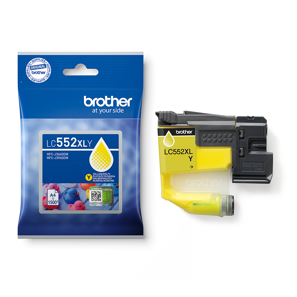 Brother LC552XLY ink cartridge 1 pc(s) Original Yellow – image 3