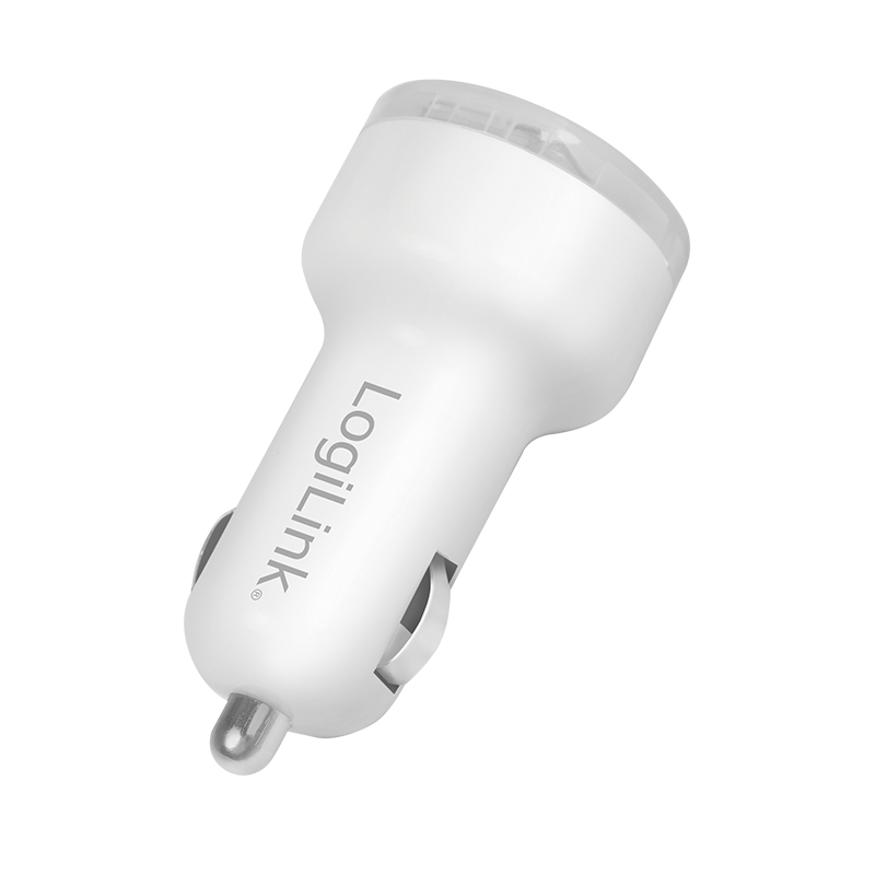 LogiLink PA0227 mobile device charger Power bank, Smartphone, Tablet White Cigar lighter Fast charging Auto – image 3