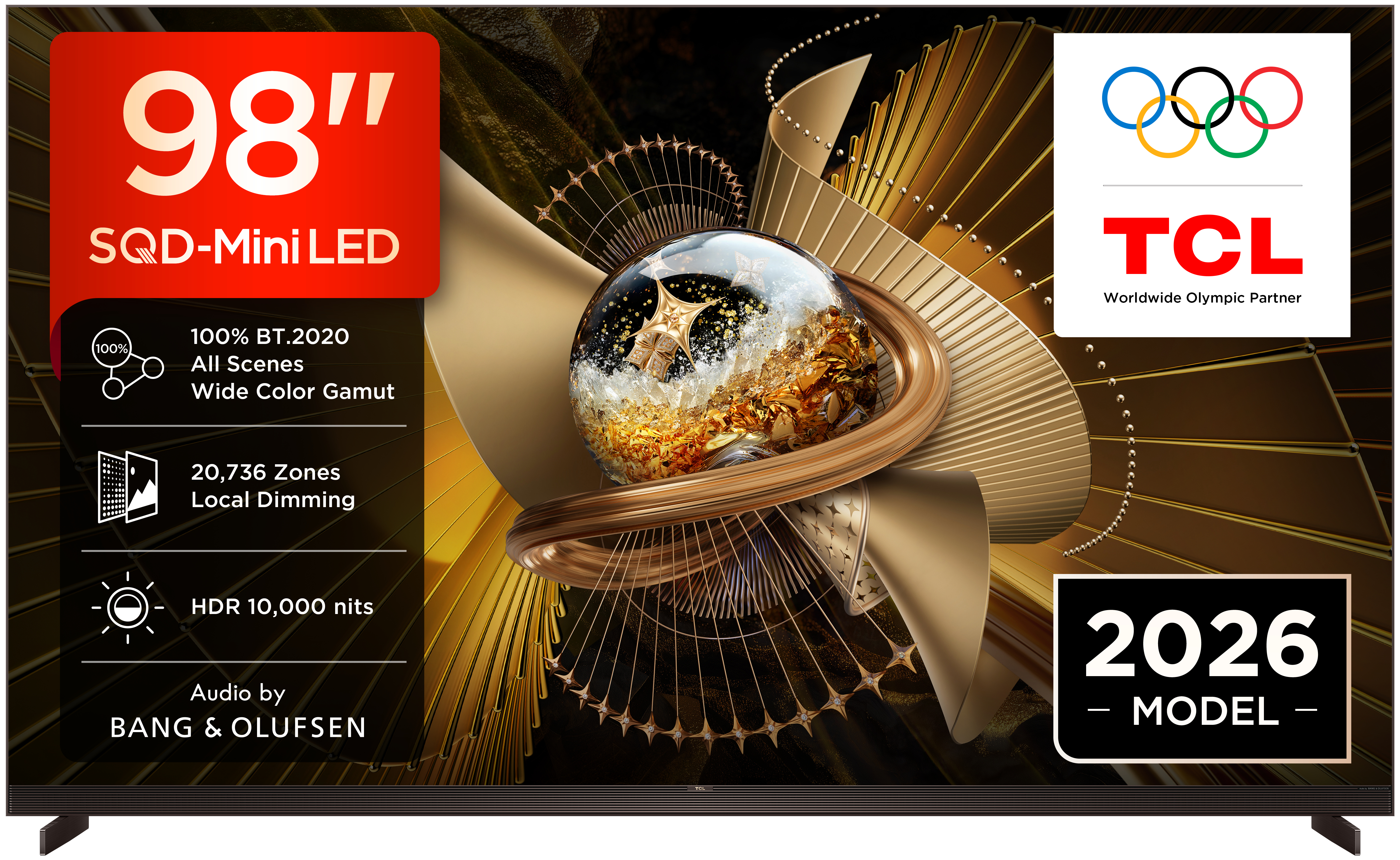 TV Mini Led TCL SQD 98X11L 2026 98 pouces ( 248 cm ) — photo 1