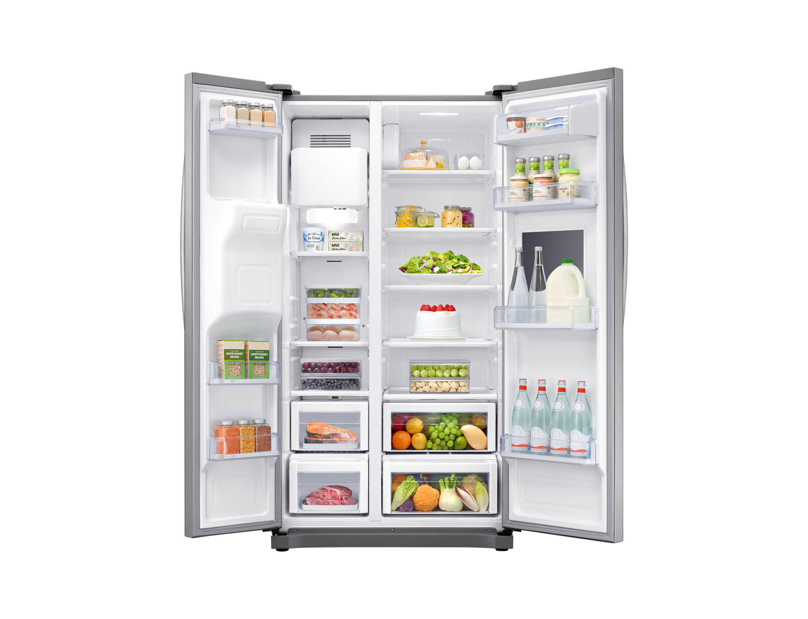 Samsung RS50N3803SA side-by-side refrigerator Freestanding – image 5