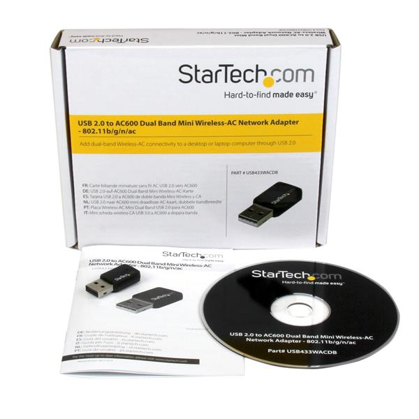 StarTech.com USB 2.0 AC600 Mini Dual Band Wireless-AC Network Adapter - 1T1R 802.11ac WiFi Adapter – image 4