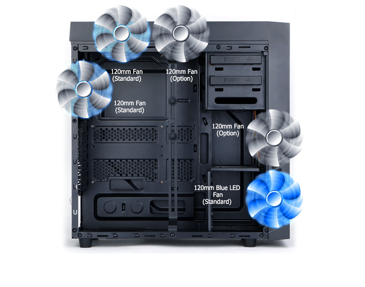 Zalman R1 computer case Midi Tower Black – image 6