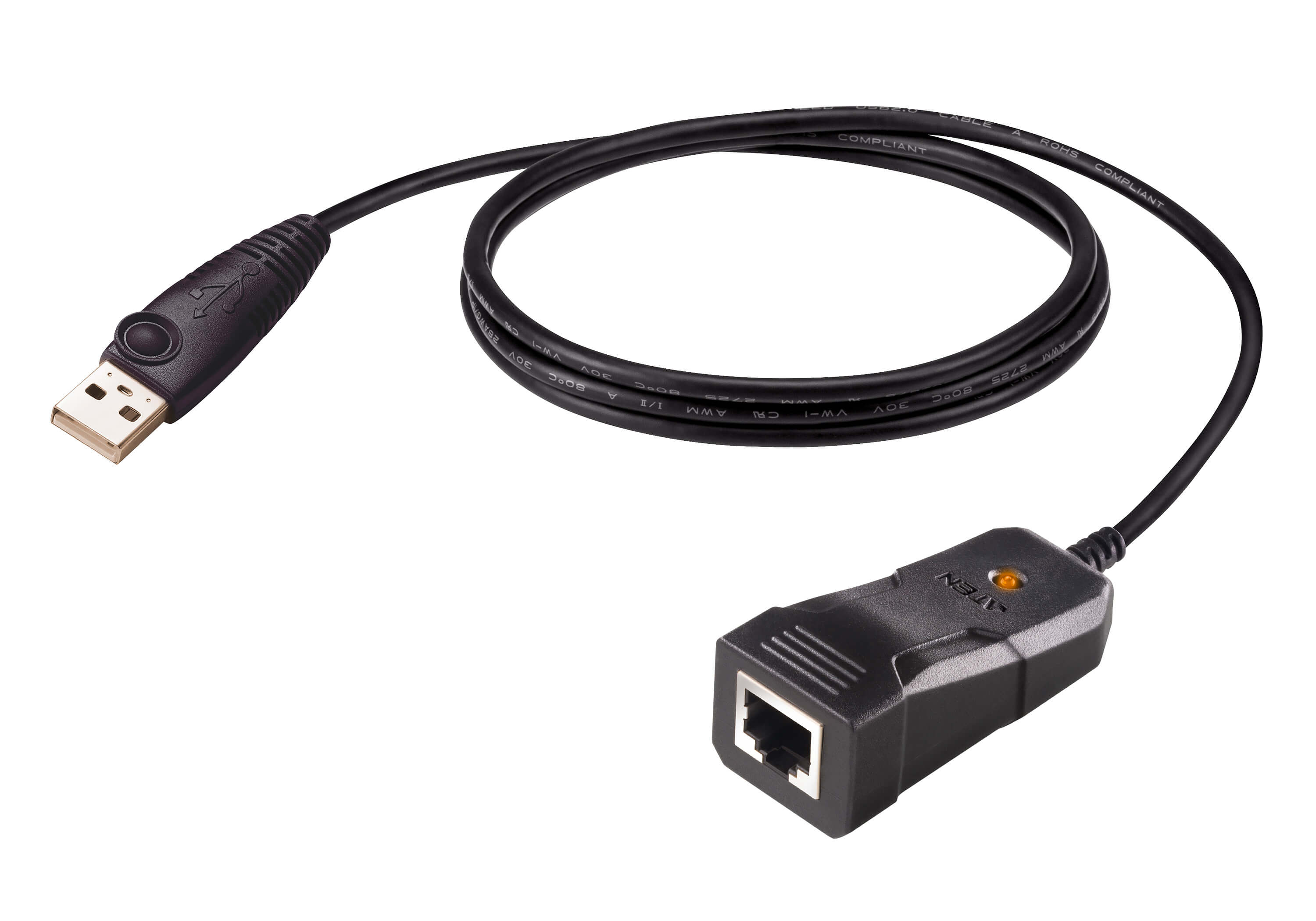 ATEN UC232BF cavo seriale Nero 1,2 m USB tipo A RJ-45