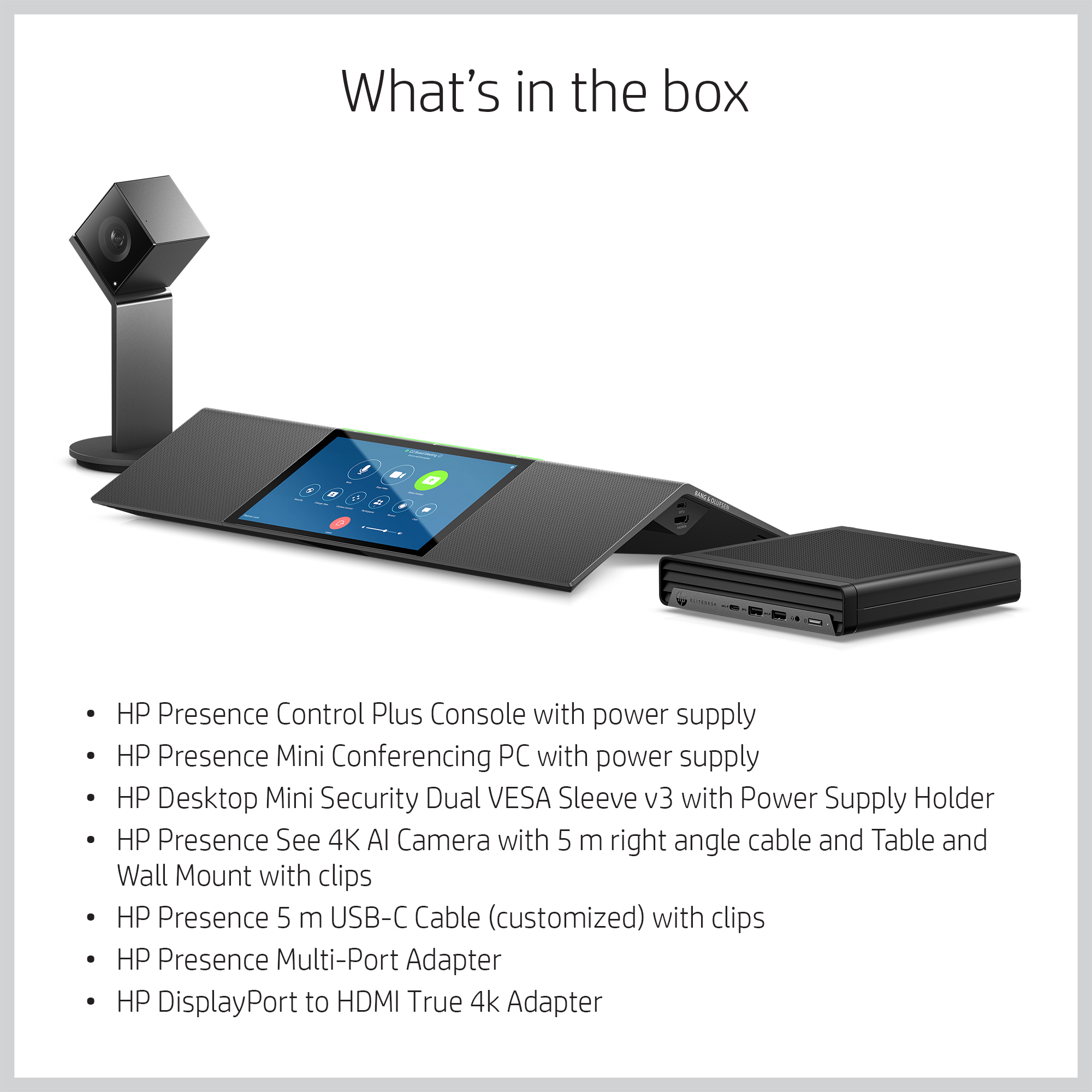 HP Presence Medium Space Solution Plus AI Camera with Zoom Rooms – image 7