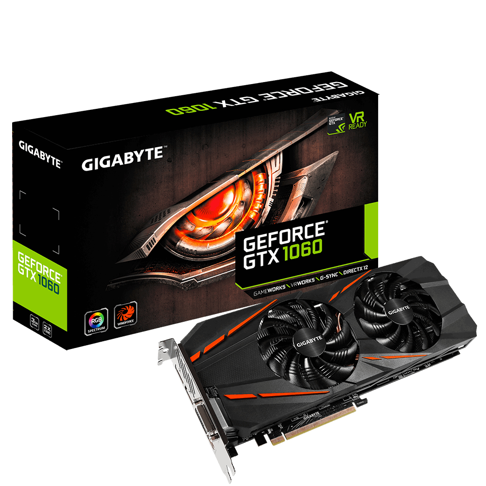 GIGABYTE GV-N1060D5-3GD graphics card NVIDIA GeForce GTX 1060 – image 2
