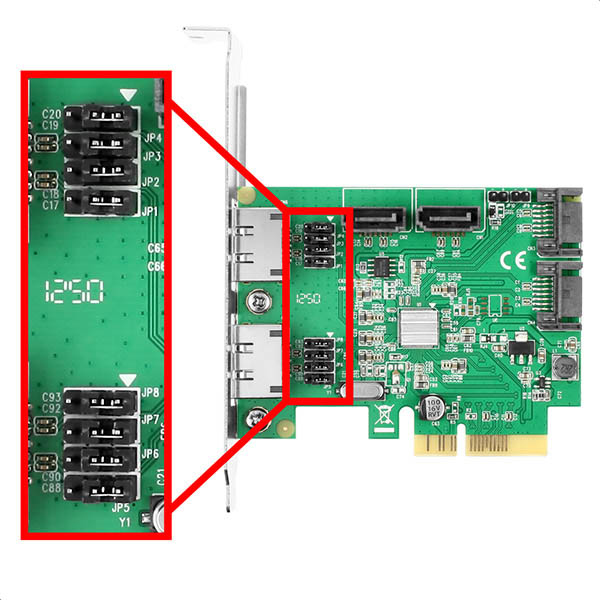 Axagon PCES-SH4 interface cards/adapter Internal SATA – image 6
