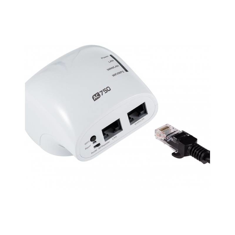 Techly Mini WiFi Router 750Mbps Dual Band Repeater Repeater5 with UK plug I-WL-REPEATER5/UK – image 7