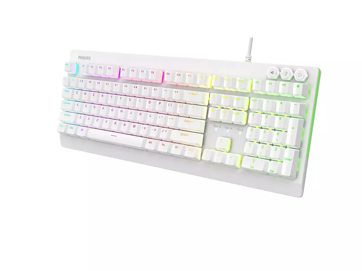 Philips SPK8307WHR/93 keyboard Gaming USB QWERTY White – image 4