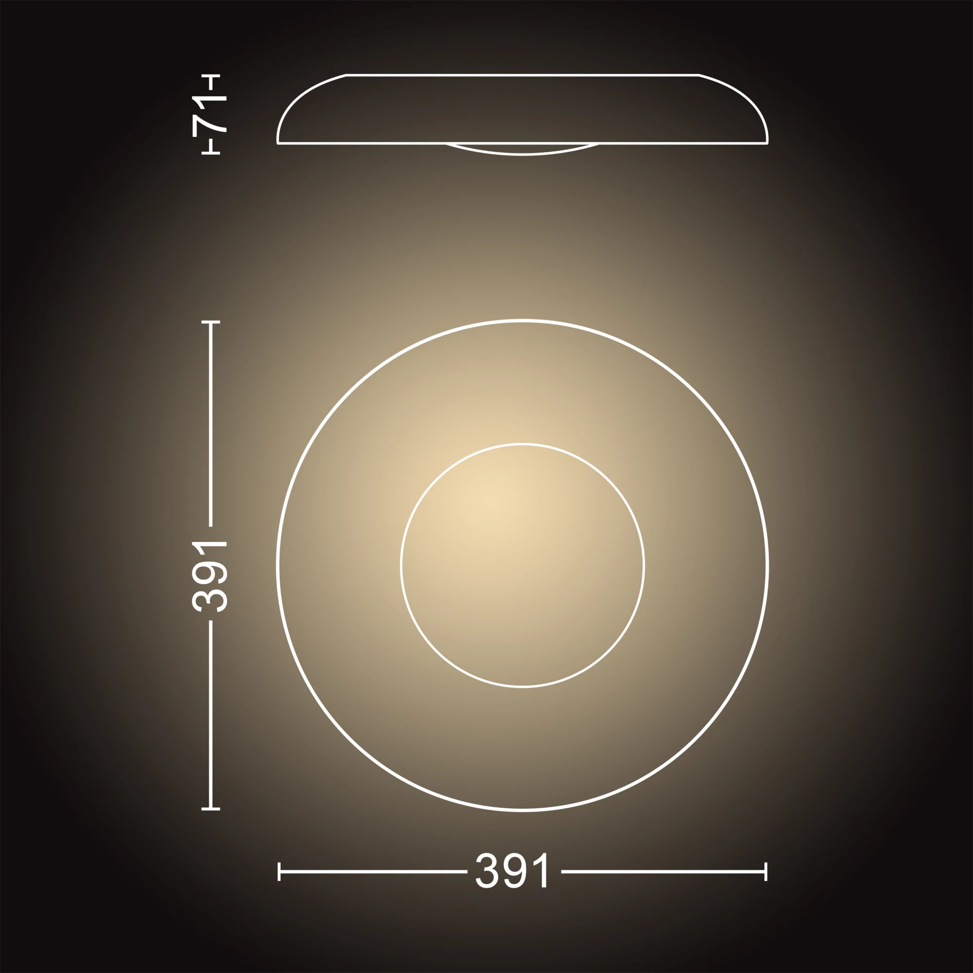 Philips by Signify Philips Hue White ambience Still ceiling light – image 4