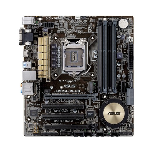 ASUS H97M-PLUS Intel® H97 LGA 1150 (Socket H3) micro ATX – image 2