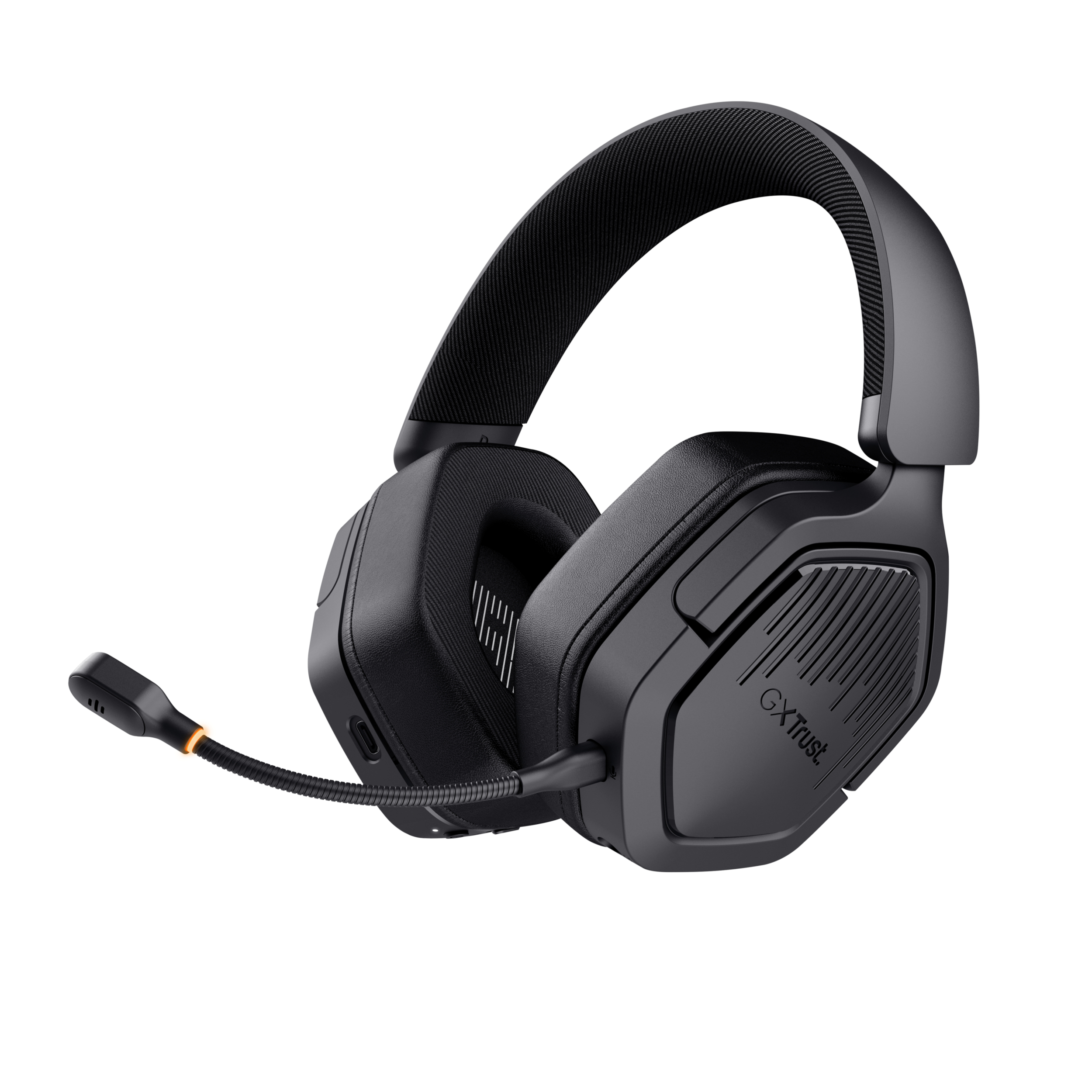 Trust GXT 493 Carus Auricolare Con cavo e senza cavo A Padiglione Casco Gaming USB Type-C / USB Type-A Bluetooth Nero