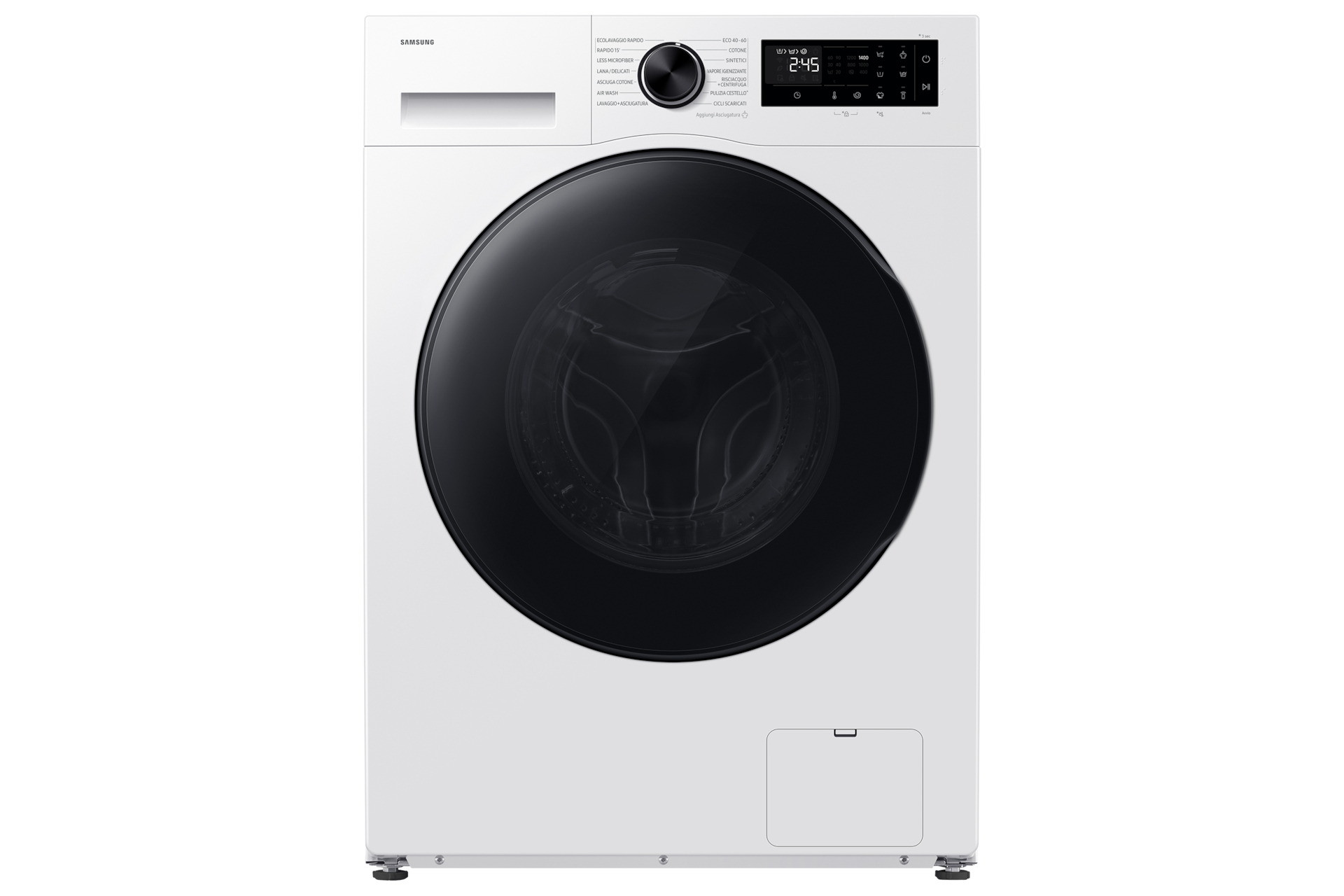 Samsung WD90HG5U34BEET washer dryer Freestanding Front-load White – image 1