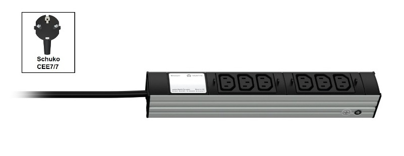 Vertiv Knürr DIS Rack PDU, IEC320, 0U, input Schuko – image 2