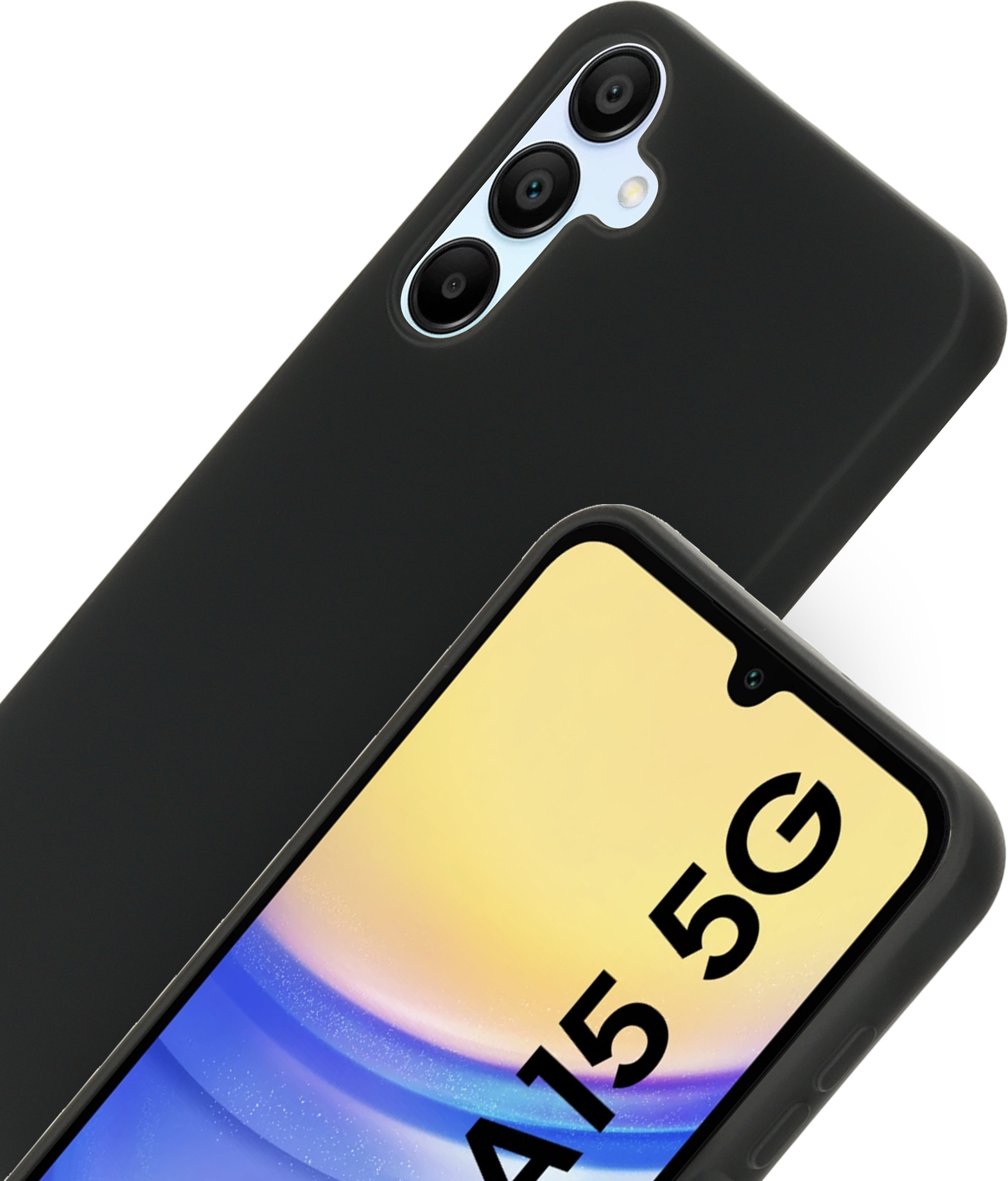 Mobiparts Silicone Cover Samsung Galaxy A15 Black – image 2