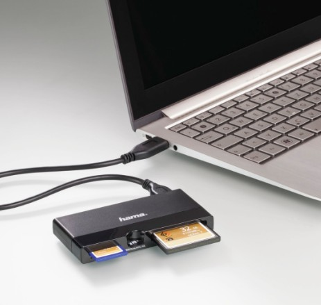 Hama 00124185 card reader USB 3.2 Gen 1 (3.1 Gen 1) Black – image 3
