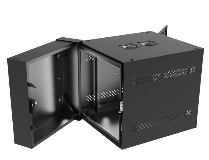 Vertiv GL24WDP-B-AF rack cabinet 11U Wall mounted rack Black – image 2