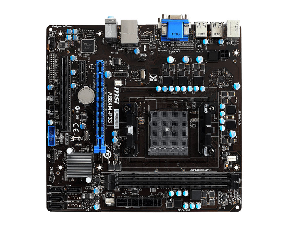 MSI A88XM-P33 motherboard AMD A88X Socket FM2+ micro ATX – image 3