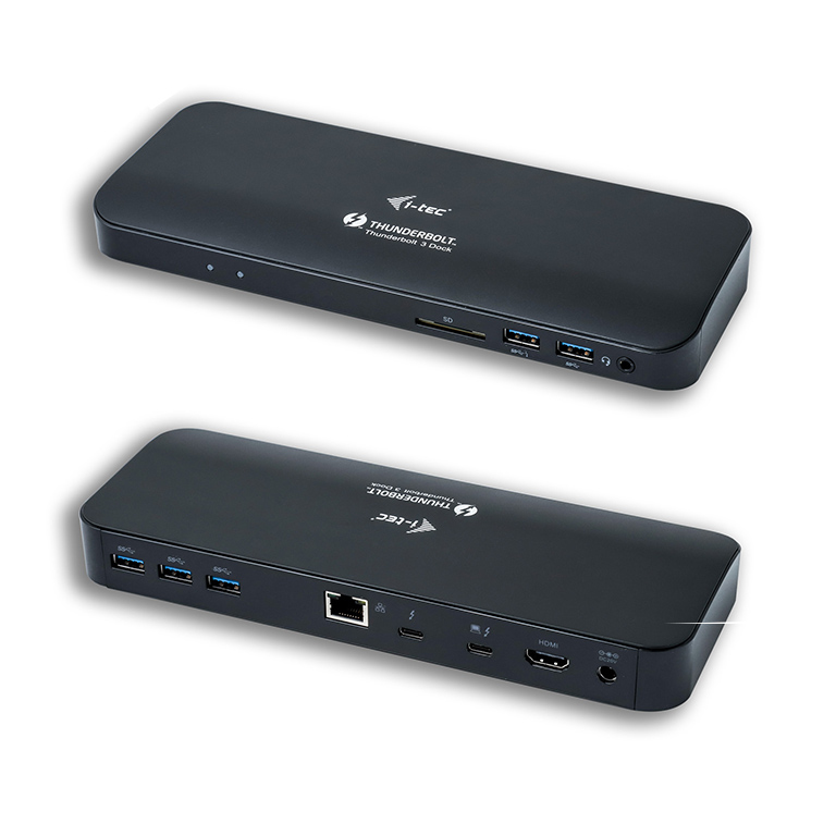 i-tec Thunderbolt 3 Dual 4K Docking Station + USB-C to DP Cable (1,5 m) with Power Delivery – image 2