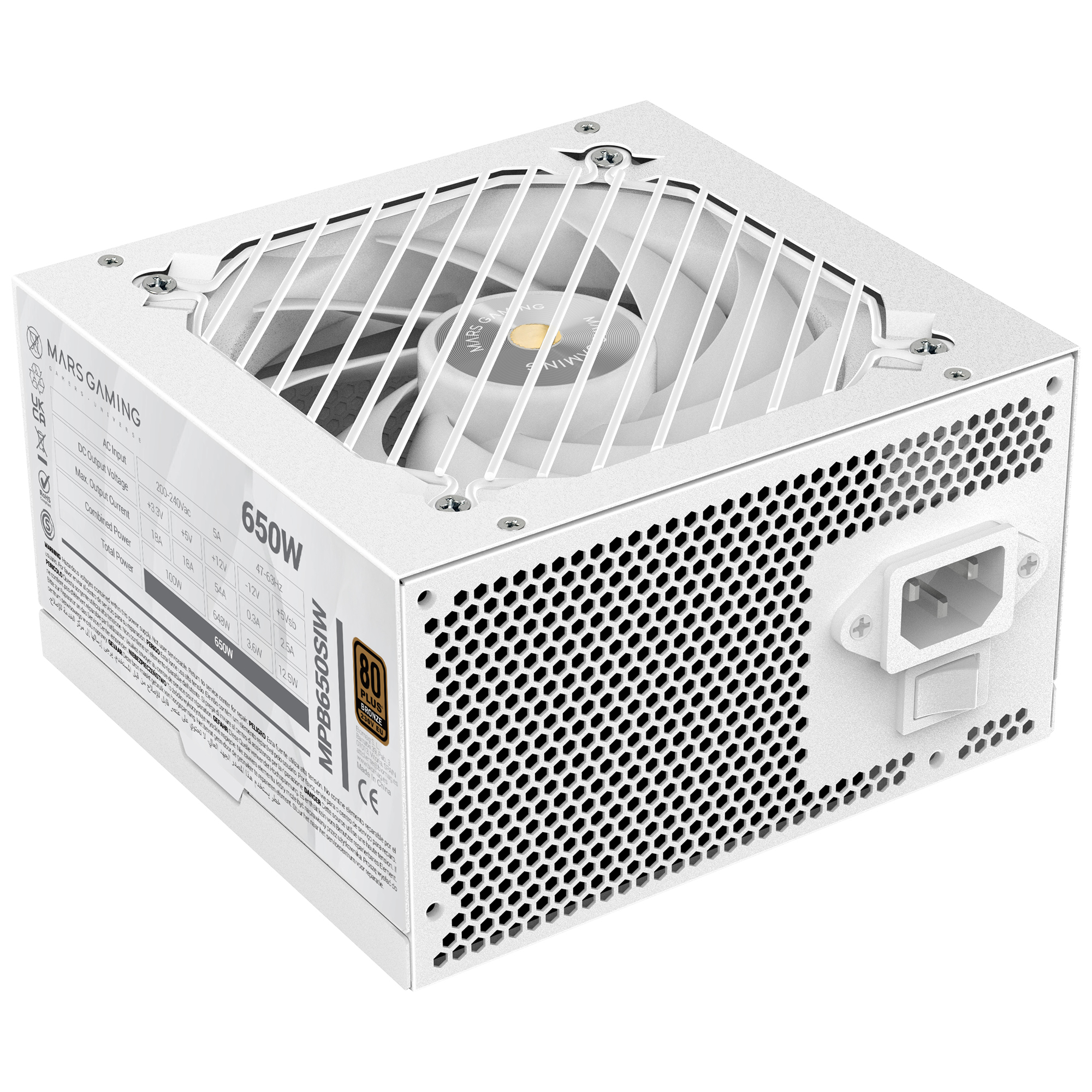 Mars Gaming MPB650SIW power supply unit – image 5