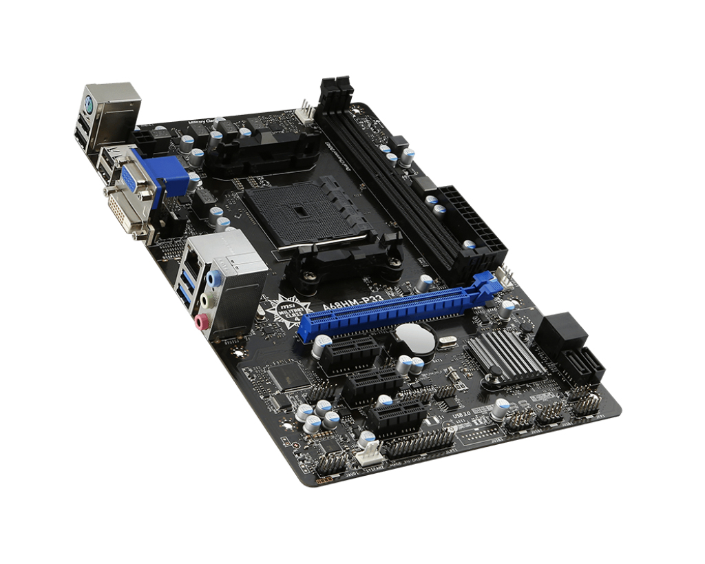 MSI A68HM-P33 AMD A68H Socket FM2+ micro ATX – image 3