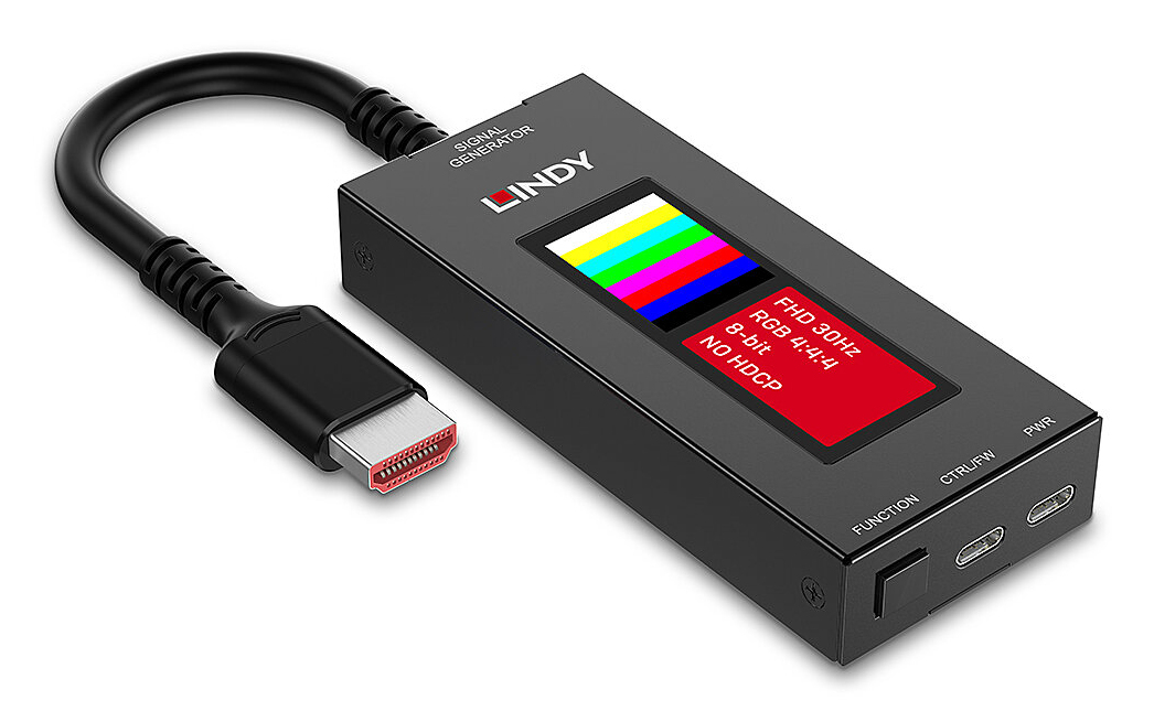 Lindy HDMI 8K30 Signal Generator Professional diagnostic tool for HDMI AV signal