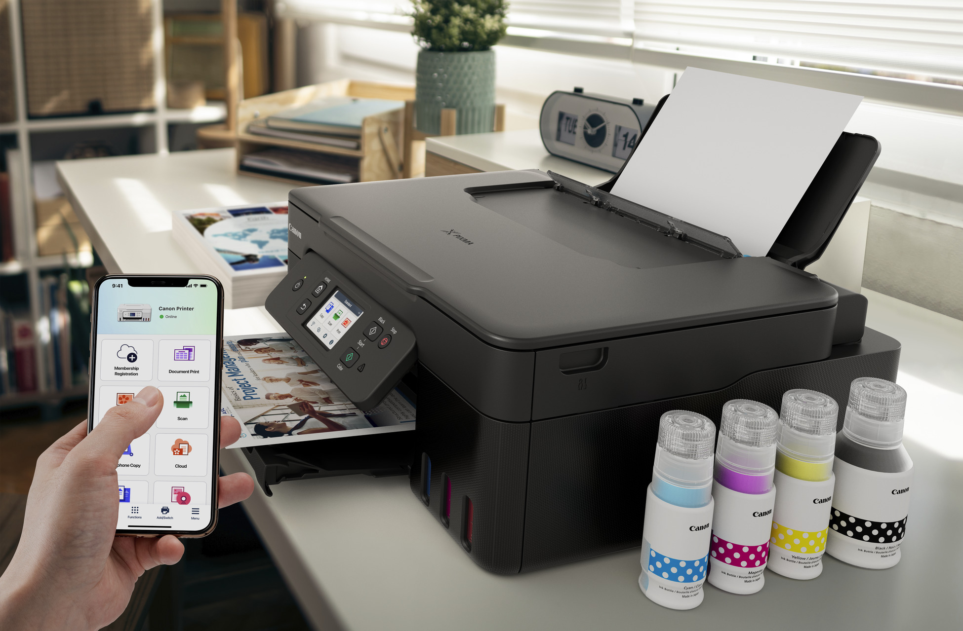Canon PIXMA G3590   Multifunktionssystem 3-in-1 schwarz Multifunktionsgeräte