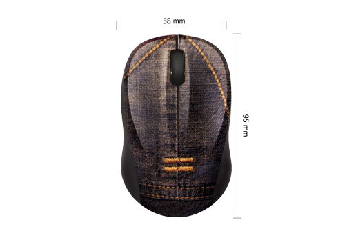Trust Vivy Wireless Mini Mouse - Denim Jeans – image 6