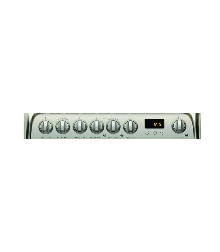 Hotpoint HUE61XS cooker Freestanding cooker Electric Ceramic hob Stainless steel – image 2