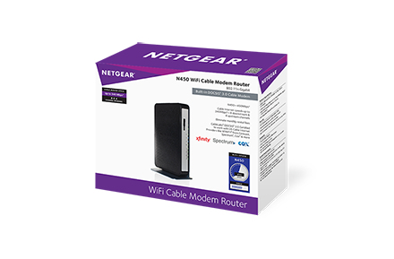 NETGEAR N450 wireless router Gigabit Ethernet Single-band (2.4 GHz) Black – image 2