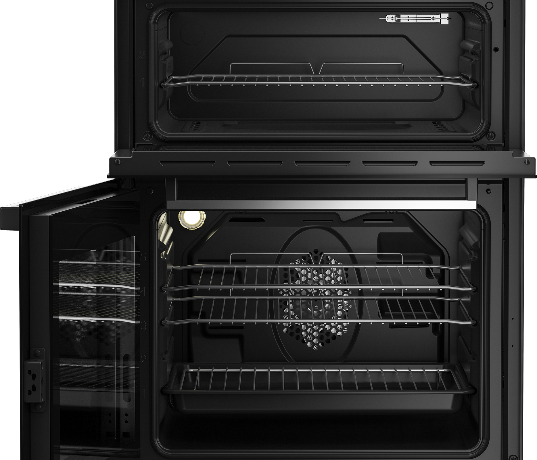 Beko EDC633S cooker Freestanding cooker Electric Ceramic hob Silver – image 6
