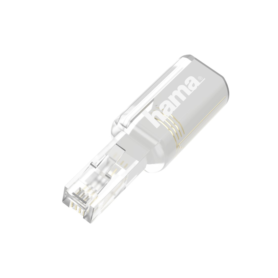 Hama 00201126 telephone switching equipment Transparent, White
