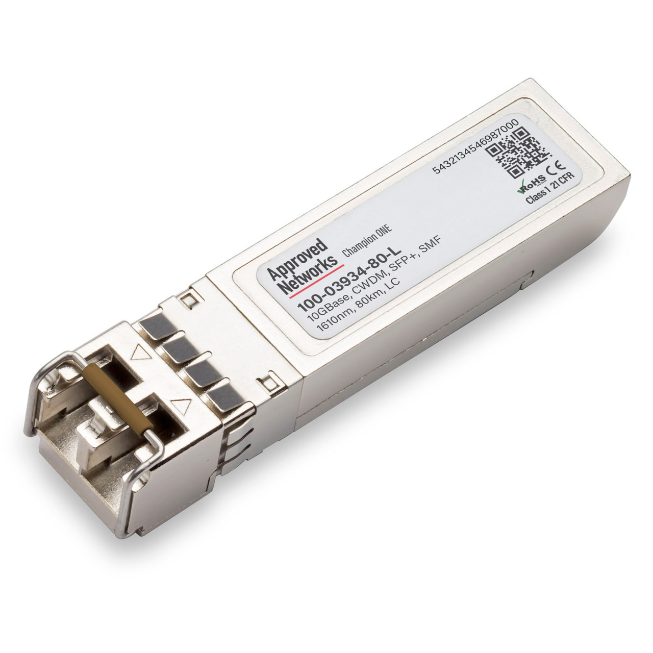 Legrand 100-03934-80-L network transceiver module Fiber optic 10000 Mbit/s SFP+ 1610 nm