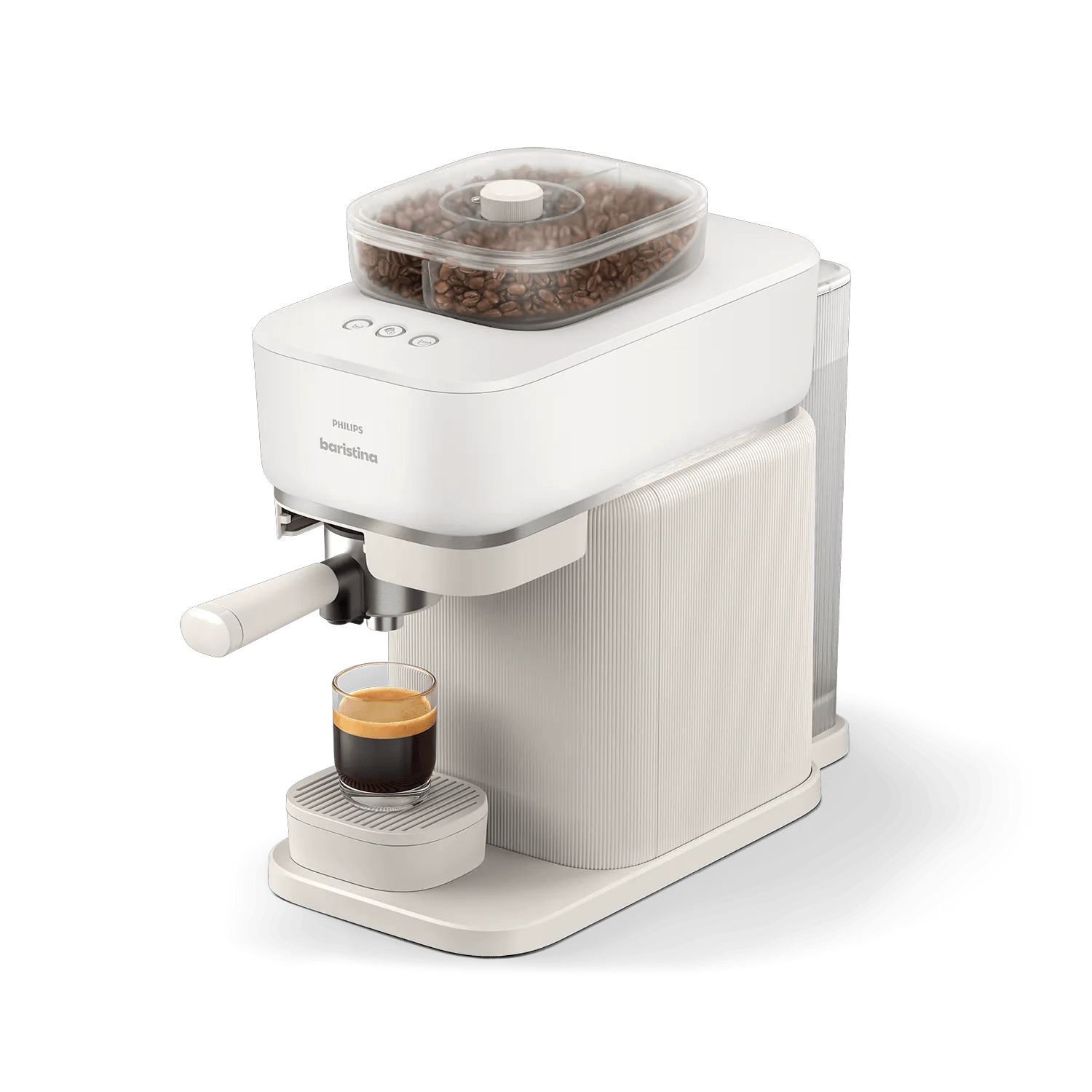 PHILIPS baristina Espressomaschine mit Bean swap BAR320/00 mit Mahlwerk für ganze Bohnen