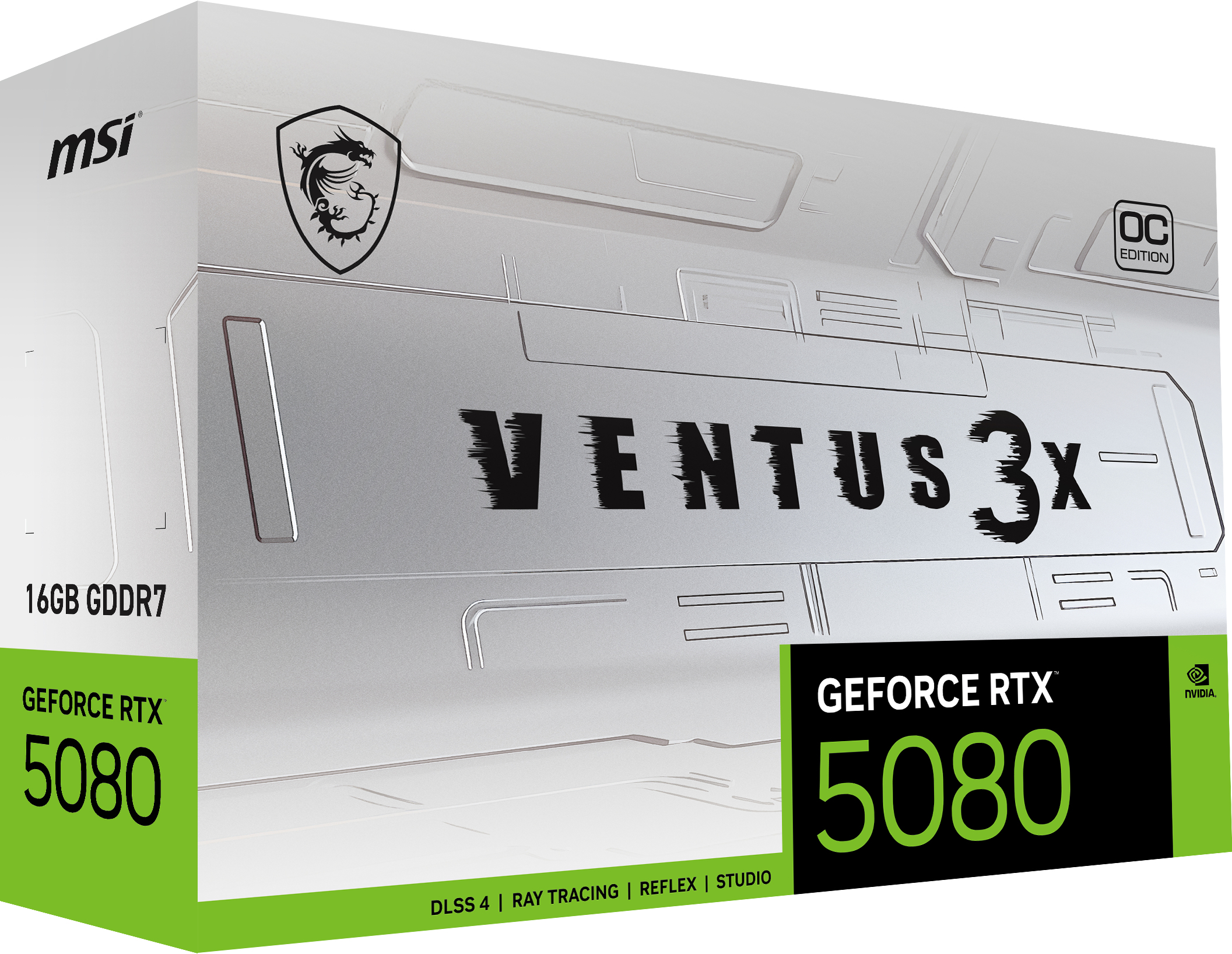 Tarjeta de video MSI RTX5080 16G VENTUS