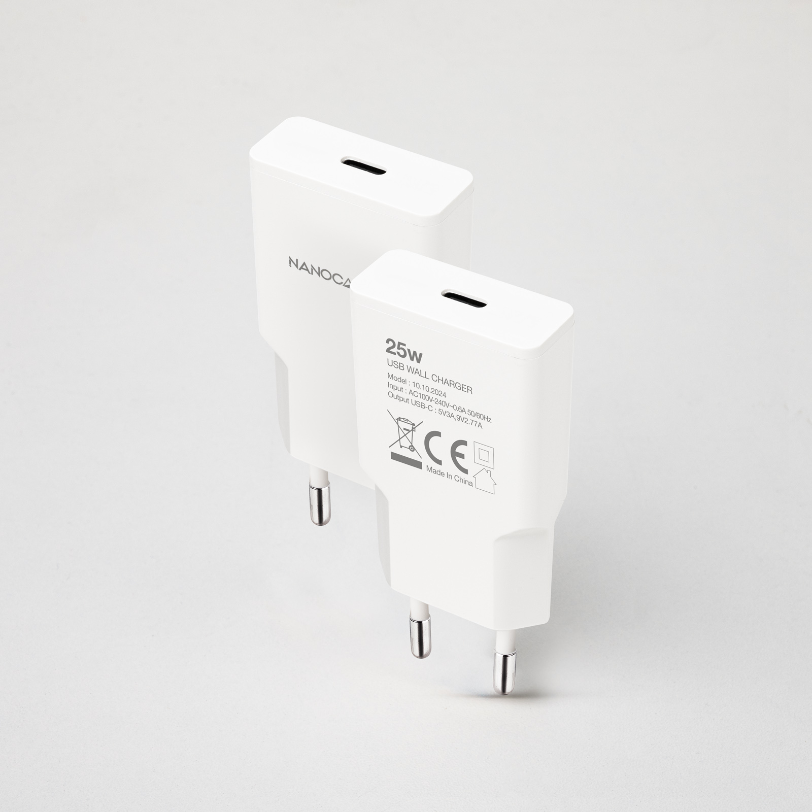 Nanocable 10.10.2024 mobile device charger Smartphone White AC Fast charging Indoor – image 2