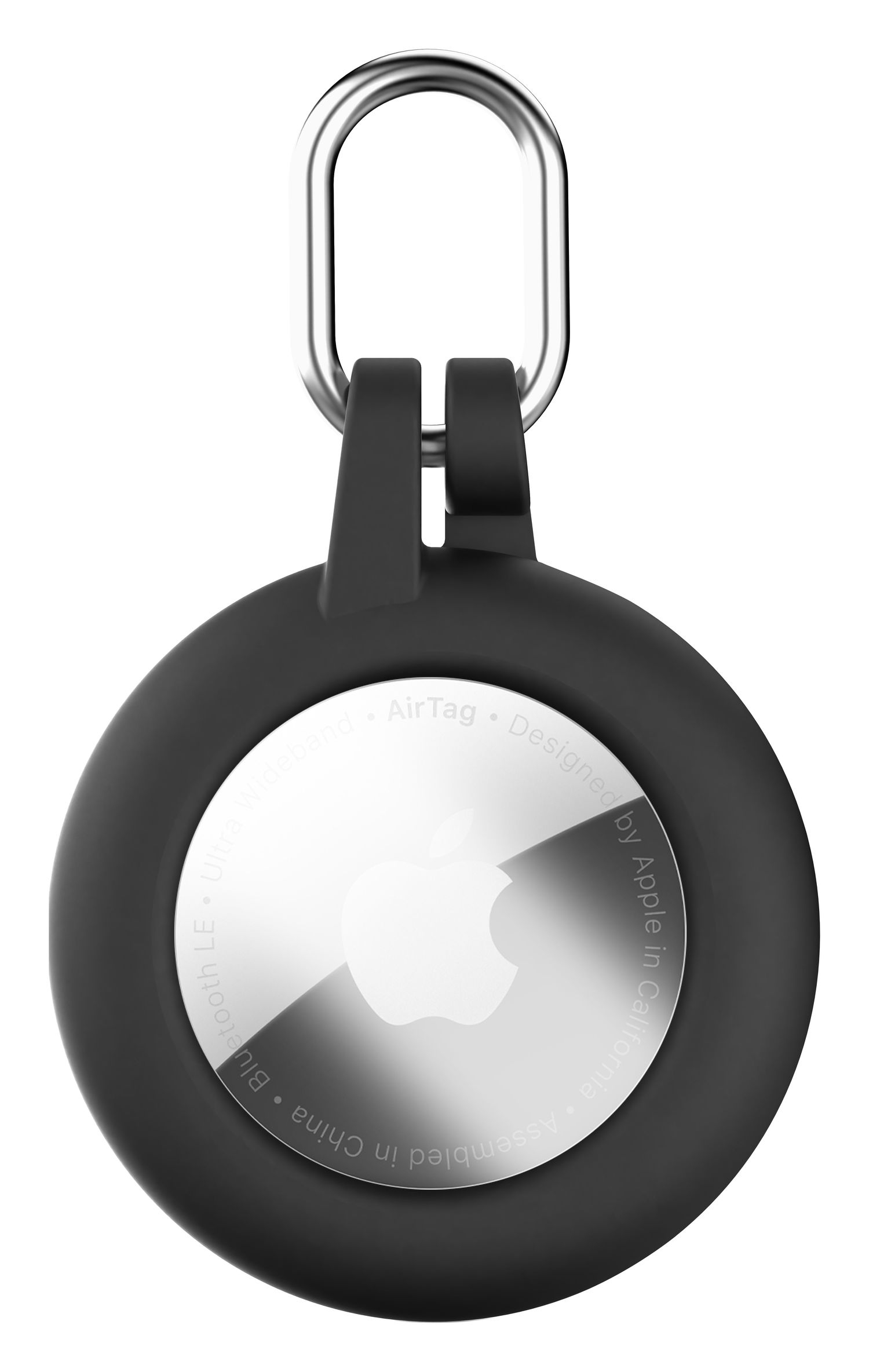 Resim Apple AirTag / Tracy Tag Silikon Kılıf - Siyah
