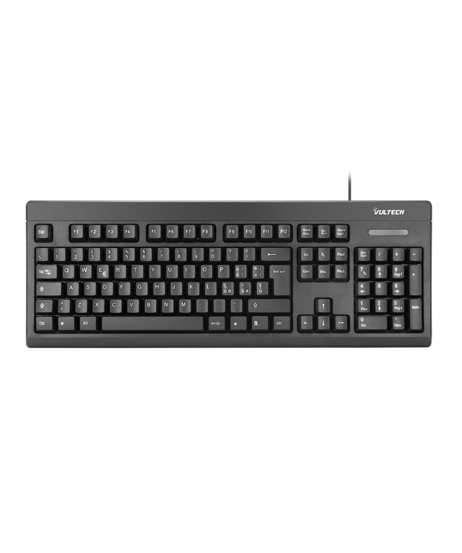 Vultech KEY-611 keyboard Universal USB QWERTY Italian Black