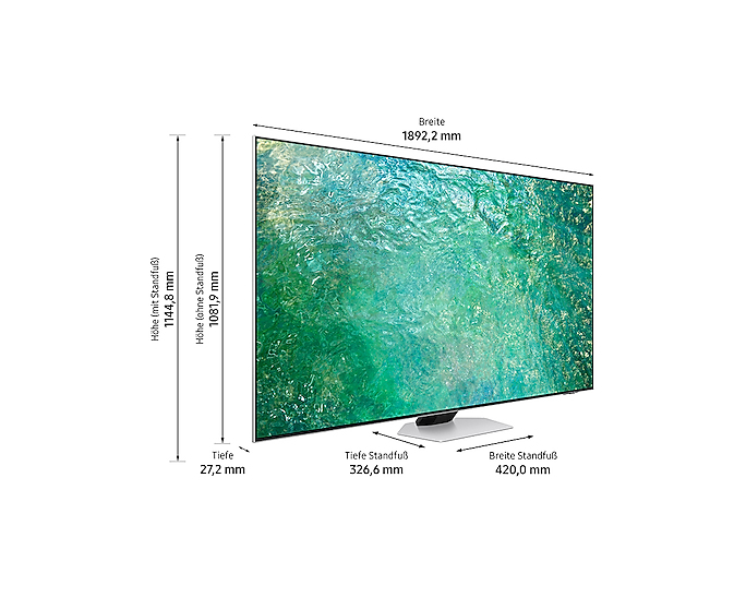 Samsung QN85C GQ85QN85CAT 2.16 m (85") 4K Ultra HD Smart TV Wi-Fi Silver – image 3